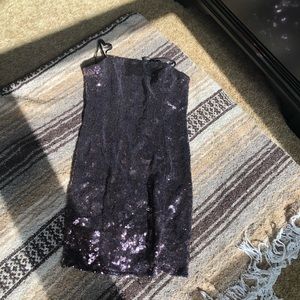 NWT Pink/Black Sequin Dress